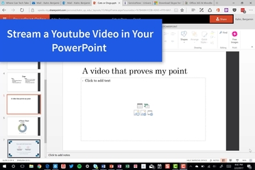 Add a Streaming Video to PowerPoint Media UP