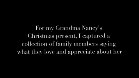 Thumbnail for entry Grandma Nancy