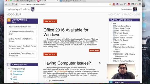 Thumbnail for Using the Moodle Scheduler