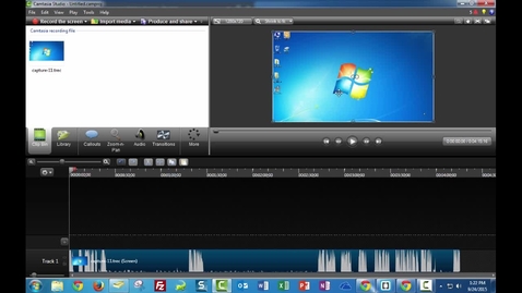 Thumbnail for Camtasia Studio 8 - Edit