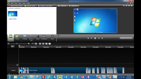 Thumbnail for entry Camtasia Studio 8 - Edit