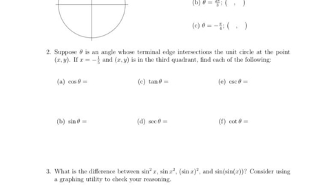 Thumbnail for Trig Review Handout