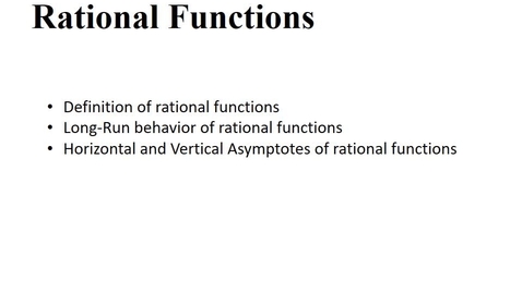 Thumbnail for Rational Functions