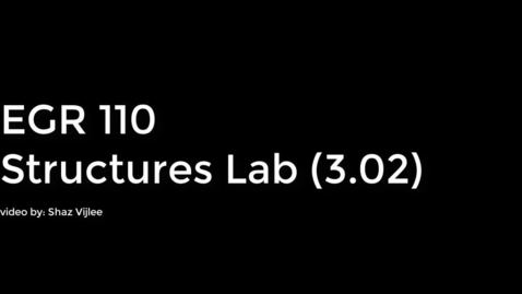 Thumbnail for EGR 110 - Lab 3.02