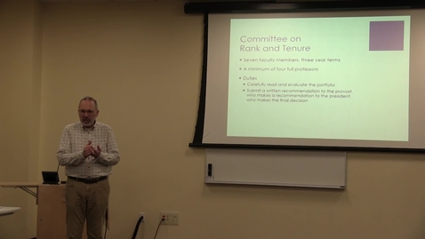 Thumbnail for Rank and Tenure Panel