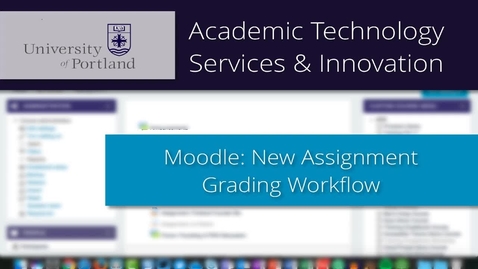 Thumbnail for entry Moodle: New In-Browser Grading