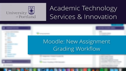 Thumbnail for Moodle: New In-Browser Grading