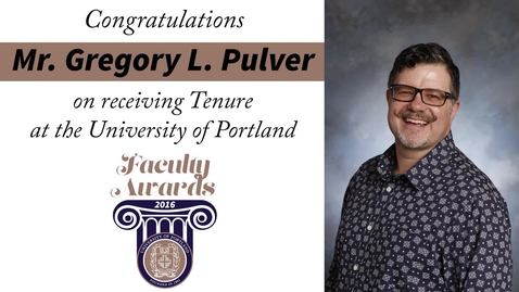 Thumbnail for Mr. Gregory L. Pulver.mp4