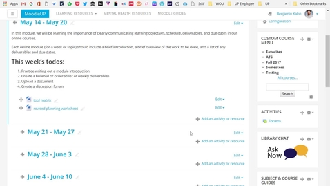 Thumbnail for OTR - Add a Discussion Forum