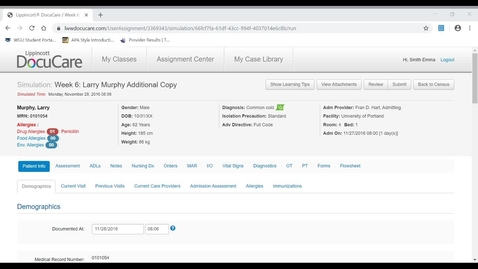 Thumbnail for entry Med Admin- Docucare Charting 