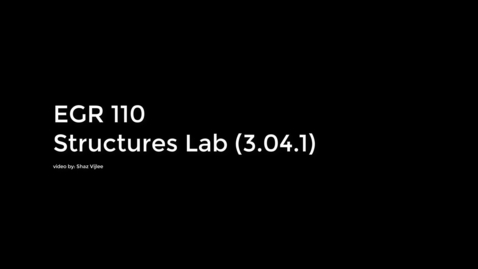 Thumbnail for EGR 110 - Lab 3.04.1