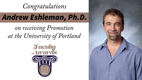 Thumbnail for entry Andrew Eshleman, Ph.D.
