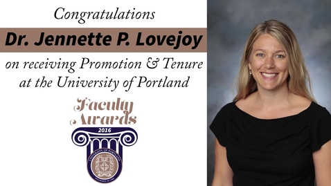 Thumbnail for Dr. Jennette P. Lovejoy.mp4