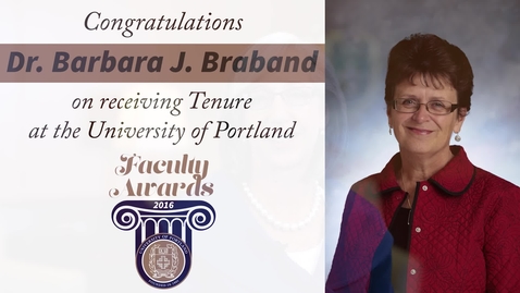 Thumbnail for entry Dr. Barbara J. Braband.mp4