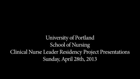 Thumbnail for CNL Student Residency Presentation - Schafer