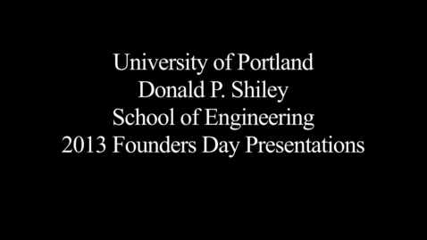 Thumbnail for entry 2013 - Founders Day