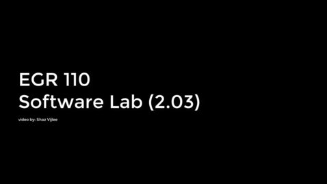 Thumbnail for EGR 110 - Lab 2.03
