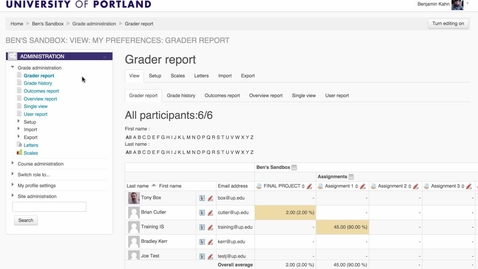 Thumbnail for entry Moodle Gradebook Tips