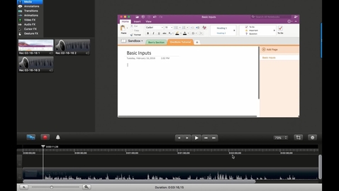 Thumbnail for Camtasia for Mac: Basic Edits
