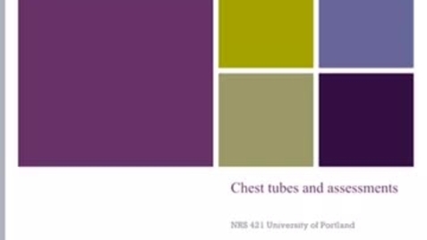 Thumbnail for Voice-over Chest Tube Ppt