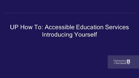 Thumbnail for Introducing Yourself to Faculty