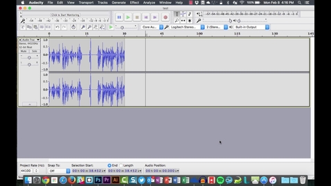 Thumbnail for Audacity on Mac - Export to mp3