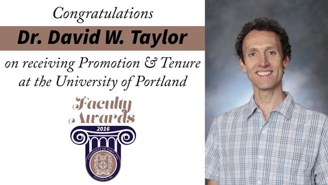 Thumbnail for entry Dr. David W. Taylor