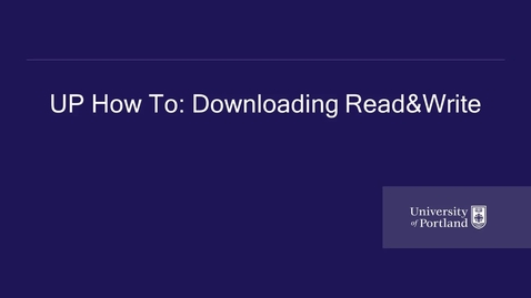 Thumbnail for Downloading Read&amp;Write
