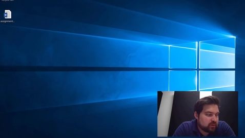 Thumbnail for entry Windows 10: Using Split Screen, Task View and Virtual Desktops