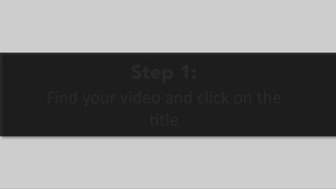 Thumbnail for Find Out How to Order Professional Captioning in MediaSpace in 1 Minute