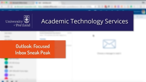 Thumbnail for Preview: Focused Inbox in Outlook