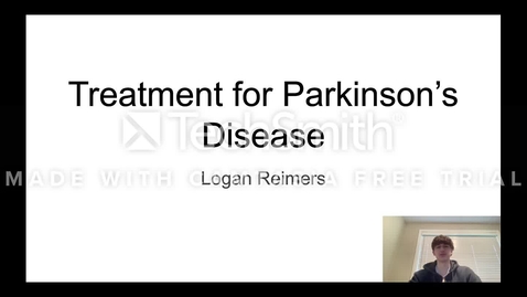 Thumbnail for entry Treat for Parkinson's First slides