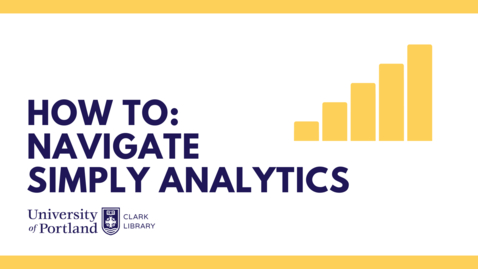 Thumbnail for entry How To Navigate Simply Analytics