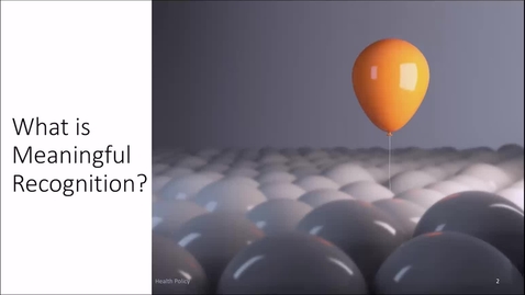 Thumbnail for Meaningful Recognition Lecturette
