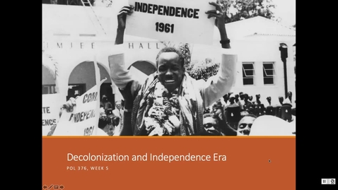 Thumbnail for entry Week 5 Decolonization and Independence