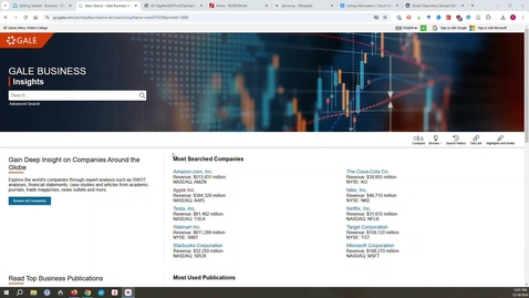 Thumbnail for Researching International Public Companies (Business Insights)