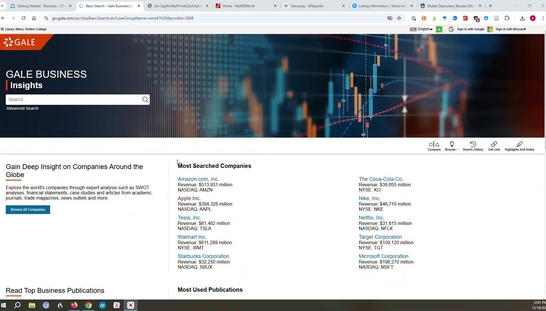 Researching International Public Companies (Business Insights)
