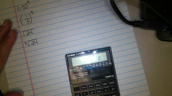 How To Use Your Calculator--Powers And Radicals