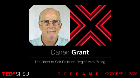 Thumbnail for The Road to Self-Reliance Begins with Biking | Darren Grant | TEDxSHSU