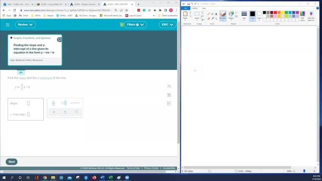 Finding the slope and y-intercept of a line given its equation in the ...