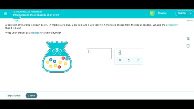 Introduction to the probability of an event