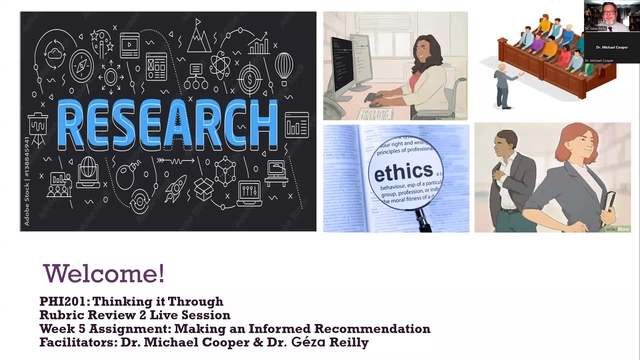 The Week 05 Assignment Rubric Review Lecture