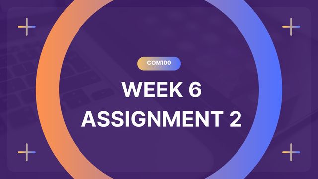 Week 6 Assignment 2