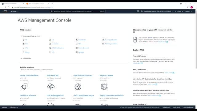 AWS - Setting up Amazon S3