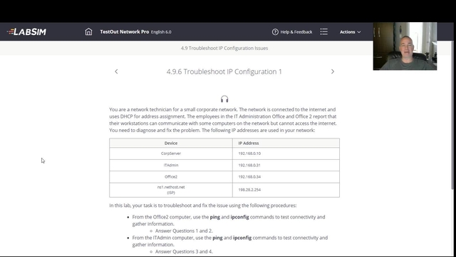CIS175 LabSim 4.9.6