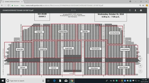 Thumbnail for Fall 2018 - MA261 - Chen