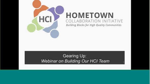 Thumbnail for entry Gearing Up: Webinar on Builidng our HCI Team