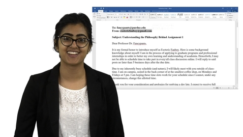 Thumbnail for Lecture 1: Professional Email 