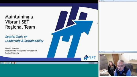 Thumbnail for SET-Maintaining a Vibrant SET Regional Team: Special Topic on Leadership and Sustainability
