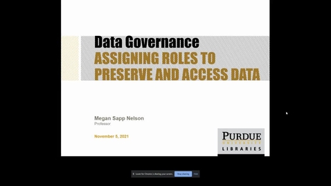 Thumbnail for entry Data Governance Part 1_What Is Data Governance